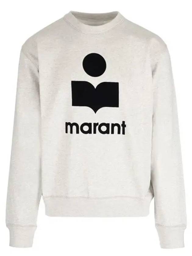 Mikoy Big Logo Cotton Sweatshirt Ecru - ISABEL MARANT - BALAAN 2