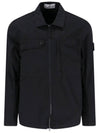 Supima Cotton Twill Stretch-TC Jacket Black - STONE ISLAND - BALAAN 2