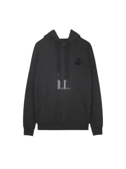 Malibu Logo Print Hooded Top Washed Black - ISABEL MARANT - BALAAN 2