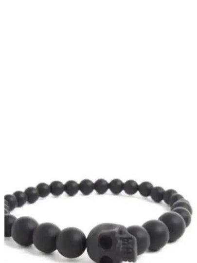 Skull Multibead Bracelet Black - ALEXANDER MCQUEEN - BALAAN 2