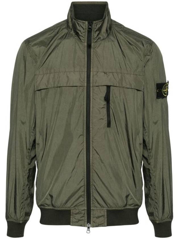 Compass Badge Pleated Windbreaker Khaki - STONE ISLAND - BALAAN 2