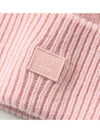 Small Face Logo Beanie Pink - ACNE STUDIOS - BALAAN 4