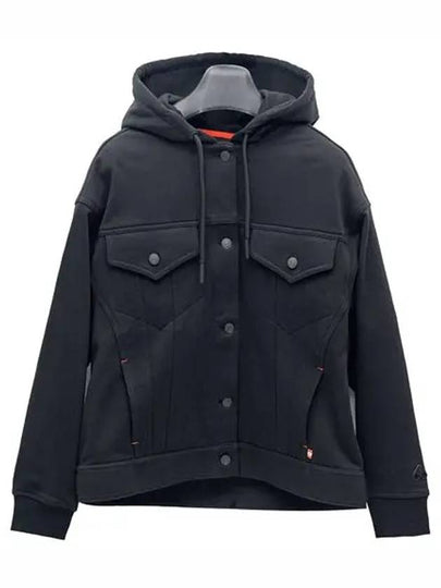 Dunes Trucker Hooded Jacket Black - MOOSE KNUCKLES - BALAAN 2