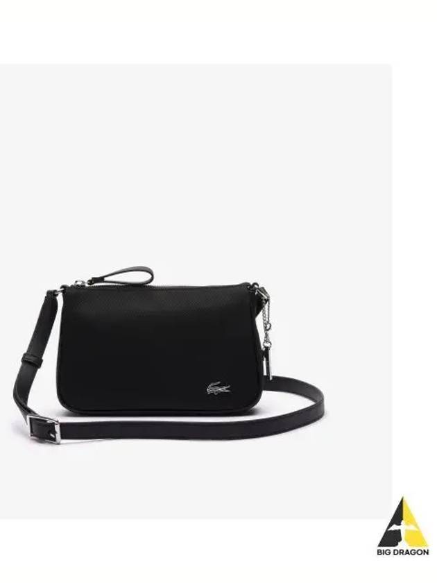 Women s Daily Lifestyle Baguette Bag Black - LACOSTE - BALAAN 1