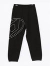 Mega Oval D Track Pant Black - DIESEL - BALAAN 3