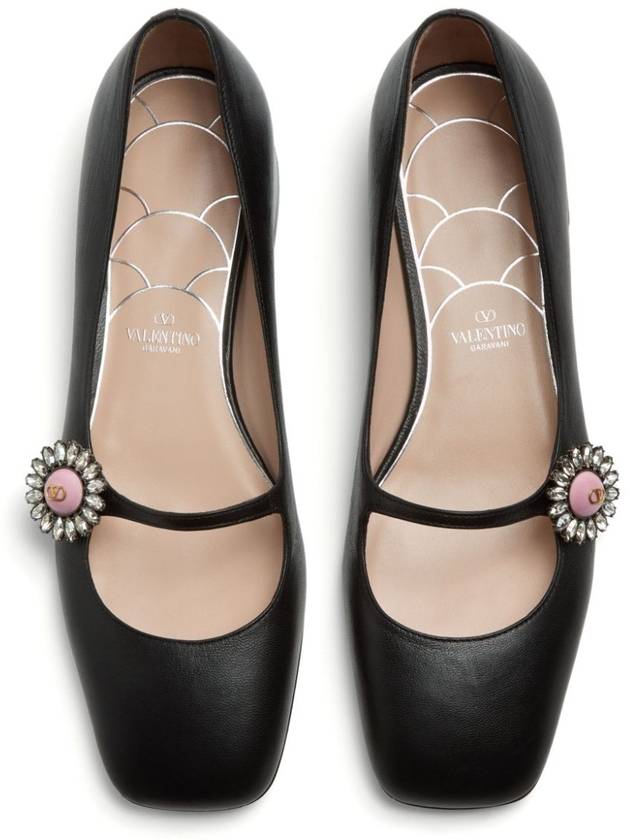 Valentino Garavani Flat shoes Black - VALENTINO - BALAAN 5