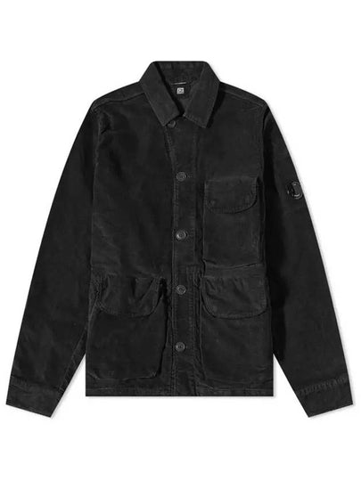 Lens Wappen Shirt Jacket Black - CP COMPANY - BALAAN 2