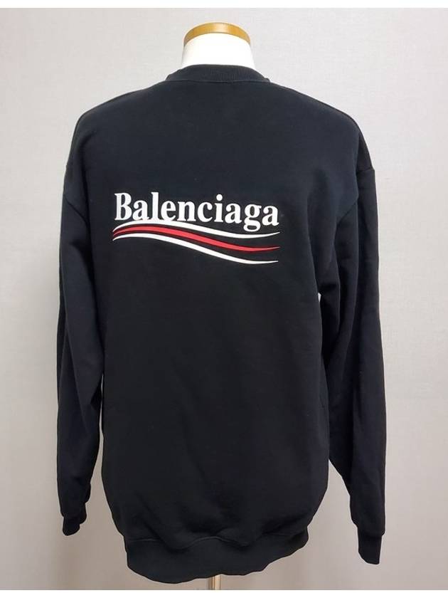 Wave Logo Sweatshirt S - BALENCIAGA - BALAAN 4