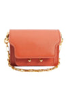 Trunk Nano Chain Crossbody Bag Brick - MARNI - BALAAN 1