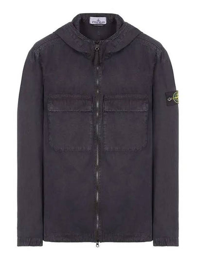 Wappen Old Effect Hooded Jacket Navy - STONE ISLAND - BALAAN 2