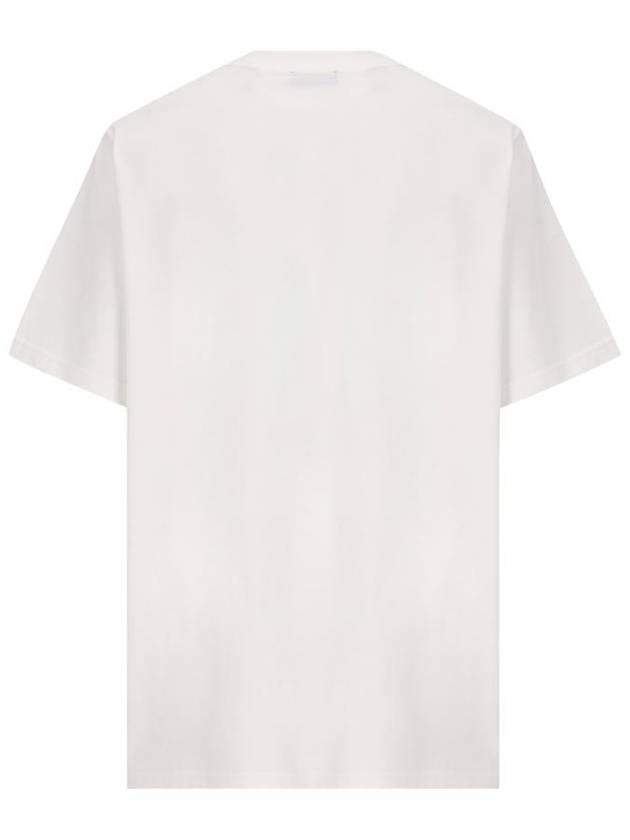 Logo Cotton Short Sleeve T-Shirt White - BURBERRY - BALAAN 4