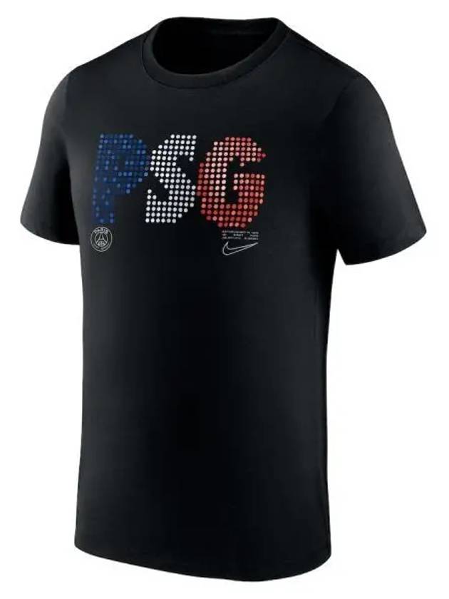 PSG Light Short Sleeve T-Shirt Black - NIKE - BALAAN 2