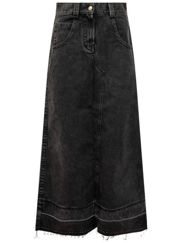 Palm Angels Jeans Skirt - PALM ANGELS - BALAAN 1