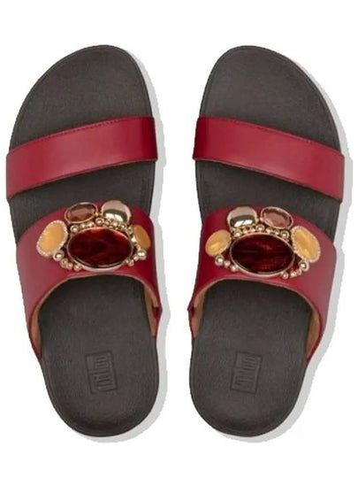 rosa cluster slide dark red women - FITFLOP - BALAAN 2