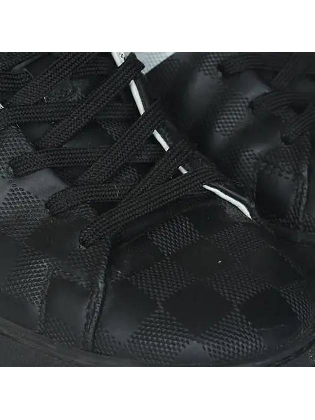 Damier black leather regatta sneakers No 260 - LOUIS VUITTON - BALAAN 3