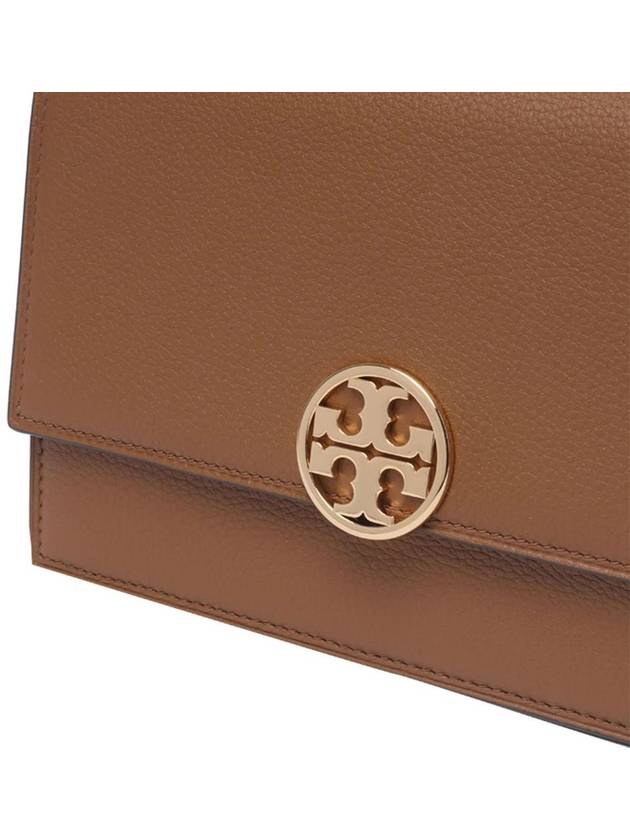 Miller Leather Cross Bag Brown - TORY BURCH - BALAAN 5