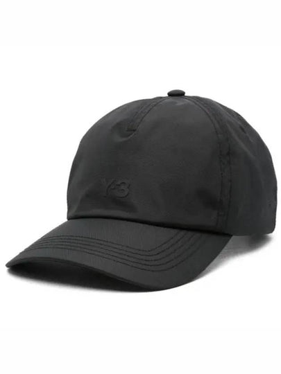 Y 3 logo print baseball cap JE2024 BLACK - Y-3 - BALAAN 2