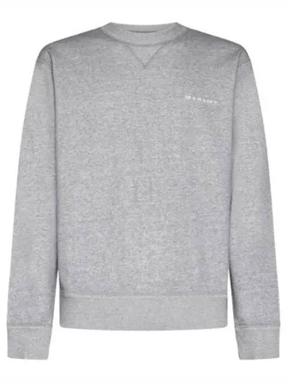 Mikis Embroidery Logo Sweatshirt Grey - ISABEL MARANT - BALAAN 2