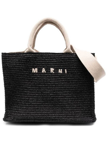 Marni Raffia-Effect Small Tote Bags - MARNI - BALAAN 1