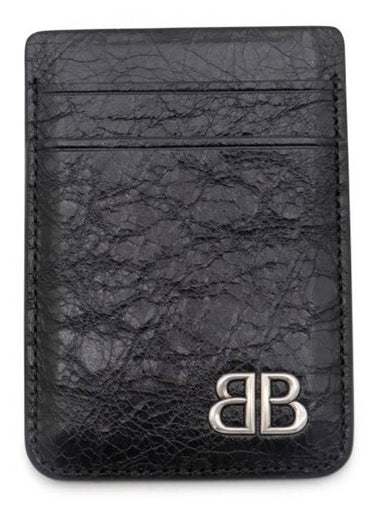 Monaco Magnet Card Wallet Black - BALENCIAGA - BALAAN 1