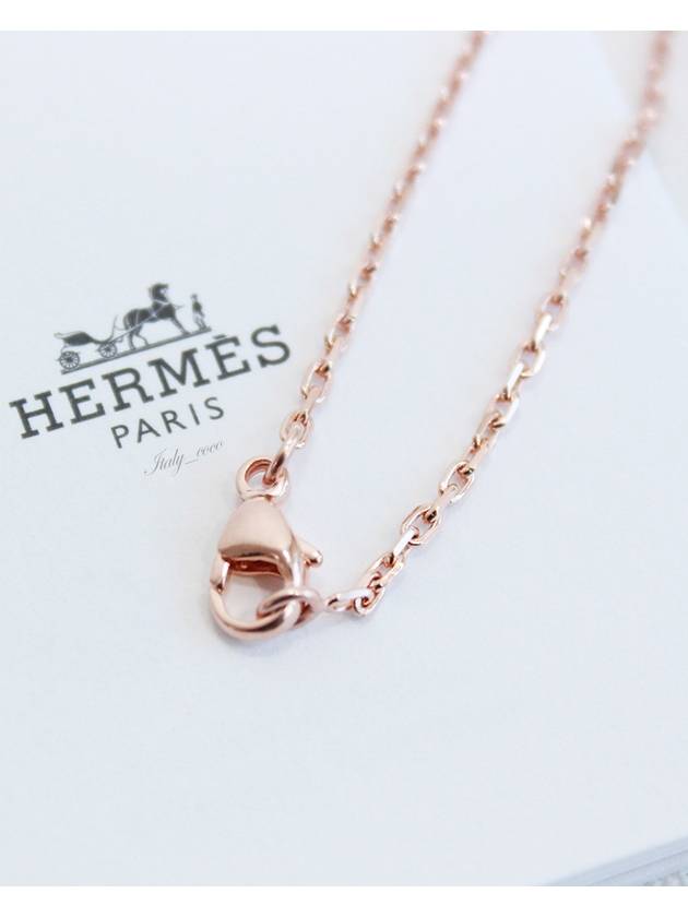 Pop H Mini Necklace New Gold - HERMES - BALAAN 7