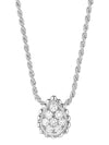 Serpent Bohème pendant xs motif white gold diamond necklace women - BOUCHERON - BALAAN 3