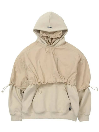 layered nylon hood beige - AJOBYAJO - BALAAN 2