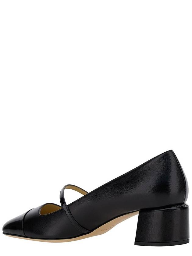 'Elisa 45' Black Pumps With Pearl Detail In Patent Leather Woman - JIMMY CHOO - BALAAN 3