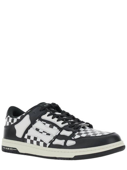 Amiri Black And White Leather Sneakers - AMIRI - BALAAN 2