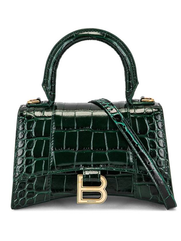 Hourglass XS Tote Bag Forest Green - BALENCIAGA - BALAAN 2