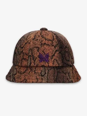 Butterfly Logo Embroidered Bermuda Bucket Hat Python NS056PYTHON - NEEDLES - BALAAN 1