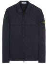 Wappen Patch Double Pocket Cotton Zip-Up Jacket Dark Navy - STONE ISLAND - BALAAN 2