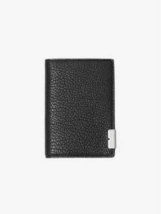 B-Cut Logo Leather Card Wallet Black - BURBERRY - BALAAN 2