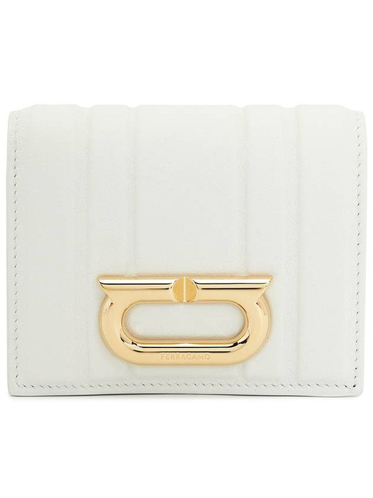 Ferragamo 22 0482 OPTIC WHIT 0765563 Women s Bicycle Wallet - SALVATORE FERRAGAMO - BALAAN 1