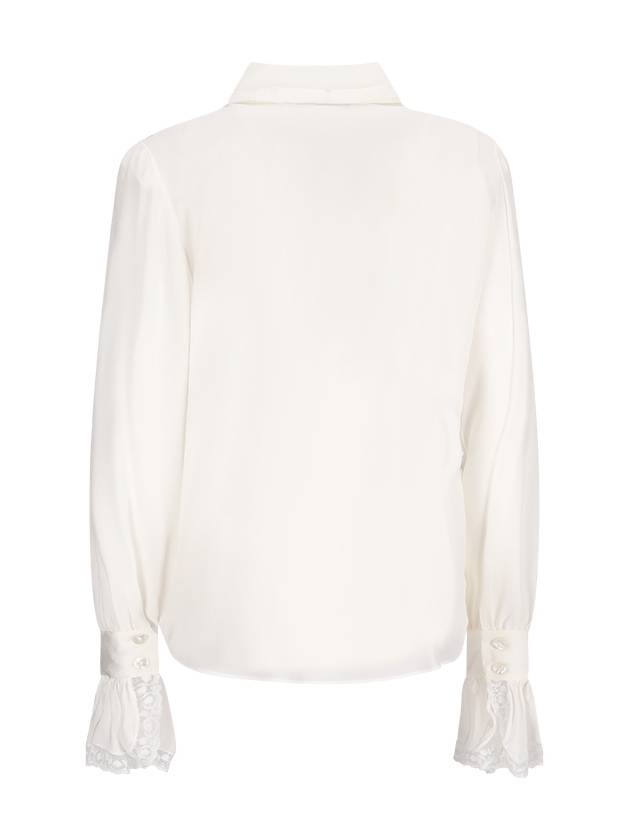 JABOT-COLLAR SILK BLOUSE - ALESSANDRA RICH - BALAAN 2