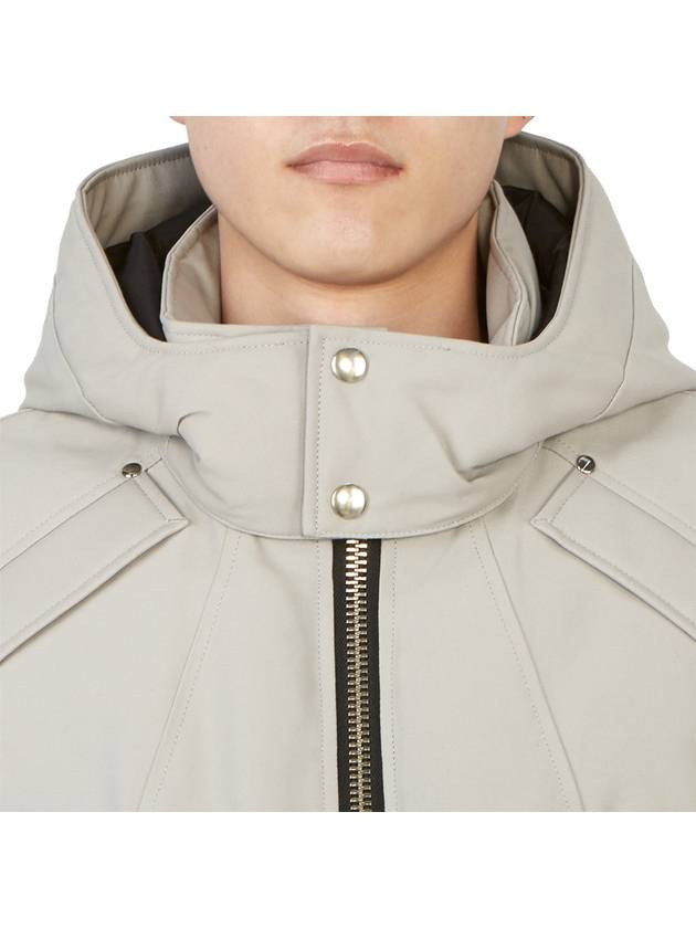 Ballistic Hooded Down Bomber Padding Grey - MOOSE KNUCKLES - BALAAN 8