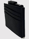 Stitch Leather Zipper Card Wallet Black - MAISON MARGIELA - BALAAN 7