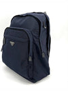 Renylon Saffiano triangle logo backpack 2VZ048 - PRADA - BALAAN 3