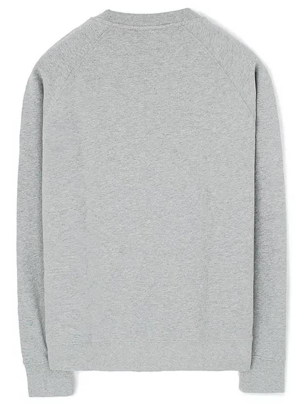 Tokyo Logo Print Cotton Sweatshirt Grey - MAISON KITSUNE - BALAAN 3