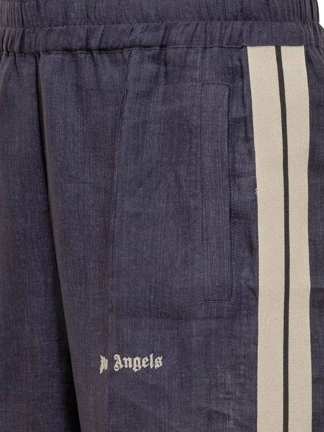 Side Stripe Linen Track Pants PMCJ021S24FAB0034603 - PALM ANGELS - BALAAN 5