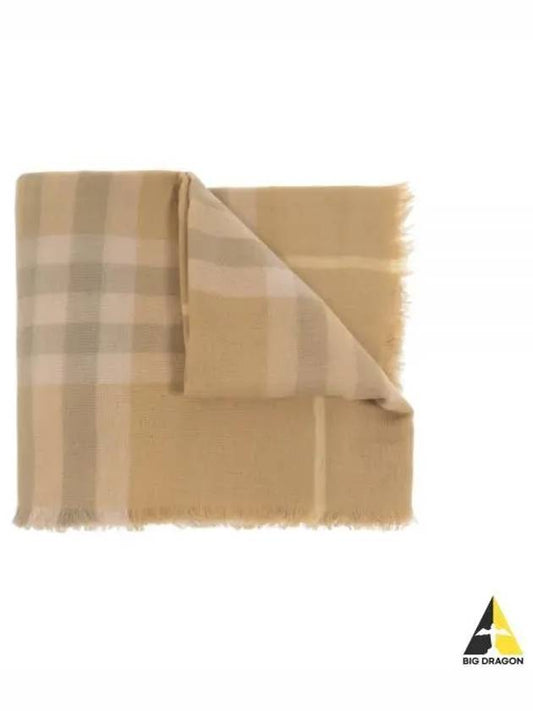 Vintage Check Wool Scarf Beige - BURBERRY - BALAAN 2