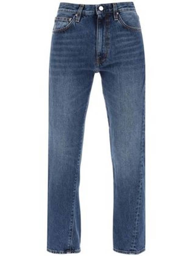 Women's Twisted Seam Straight Jeans Blue - TOTEME - BALAAN 2