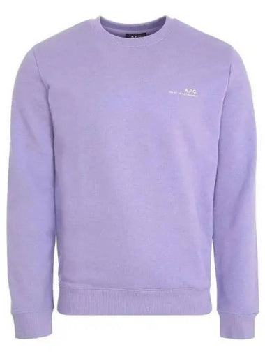 Chess logo violet sweatshirt 270538 - A.P.C. - BALAAN 1