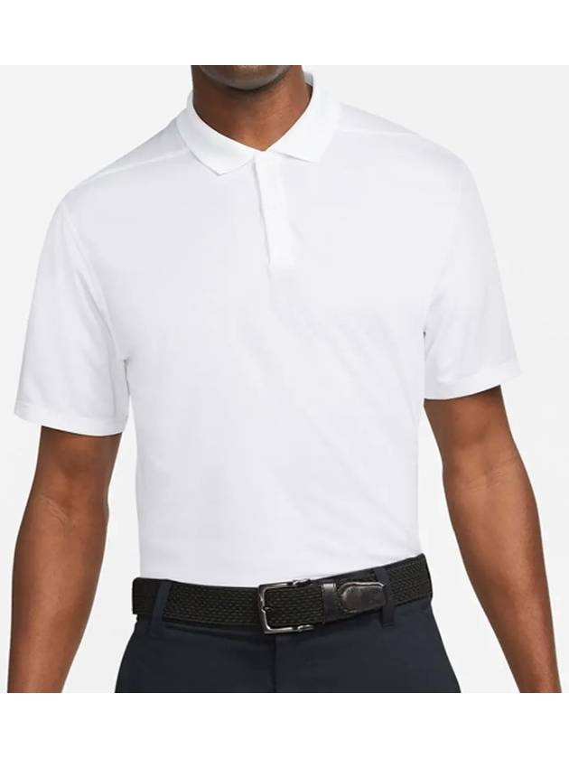 Golf PK Collar Short Sleeve T-Shirt White - NIKE - BALAAN 3