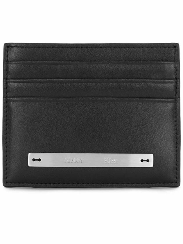 Slim Metal Card Holder Black MK2411WL003MBB - MATIN KIM - BALAAN 1