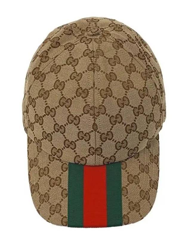 Original GG Base Ball Cap Beige Ebony - GUCCI - BALAAN 3