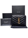 Women s 403723 Monogram Black Leather Compact Zipper Around Half Wallet - SAINT LAURENT - BALAAN 9