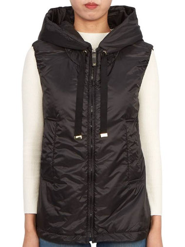 Greengo Zipper Padded Vest Black - MAX MARA - BALAAN 1