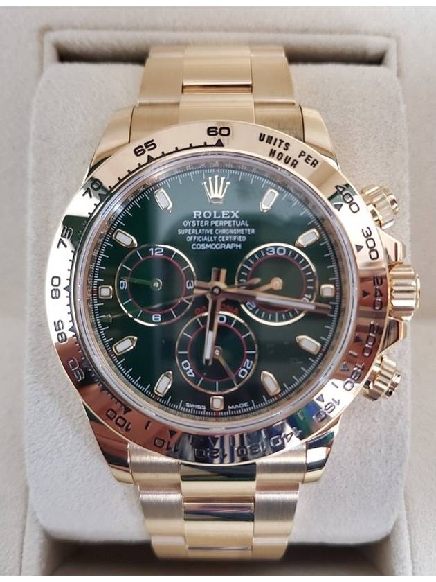 Rolex Daytona Hulk Green Gold Box 116508 20 Years - ROLEX - BALAAN 3