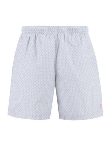 Dot Skull Swim Shorts Blue - ALEXANDER MCQUEEN - BALAAN 1